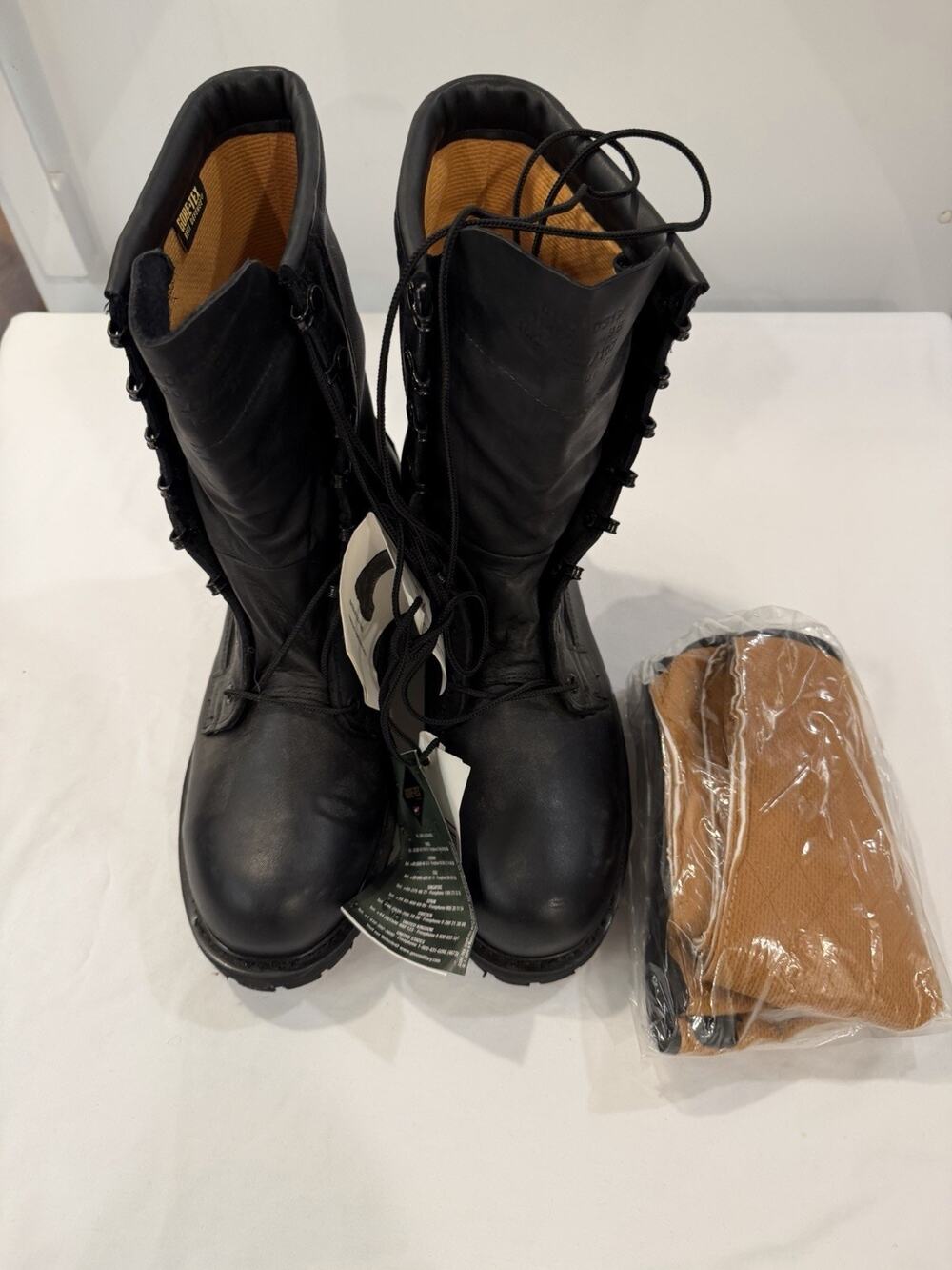 Bates US Military ICWB Gore-Tex Combat Boots 10.5 W NOS 11460 w/ Sealed Inserts